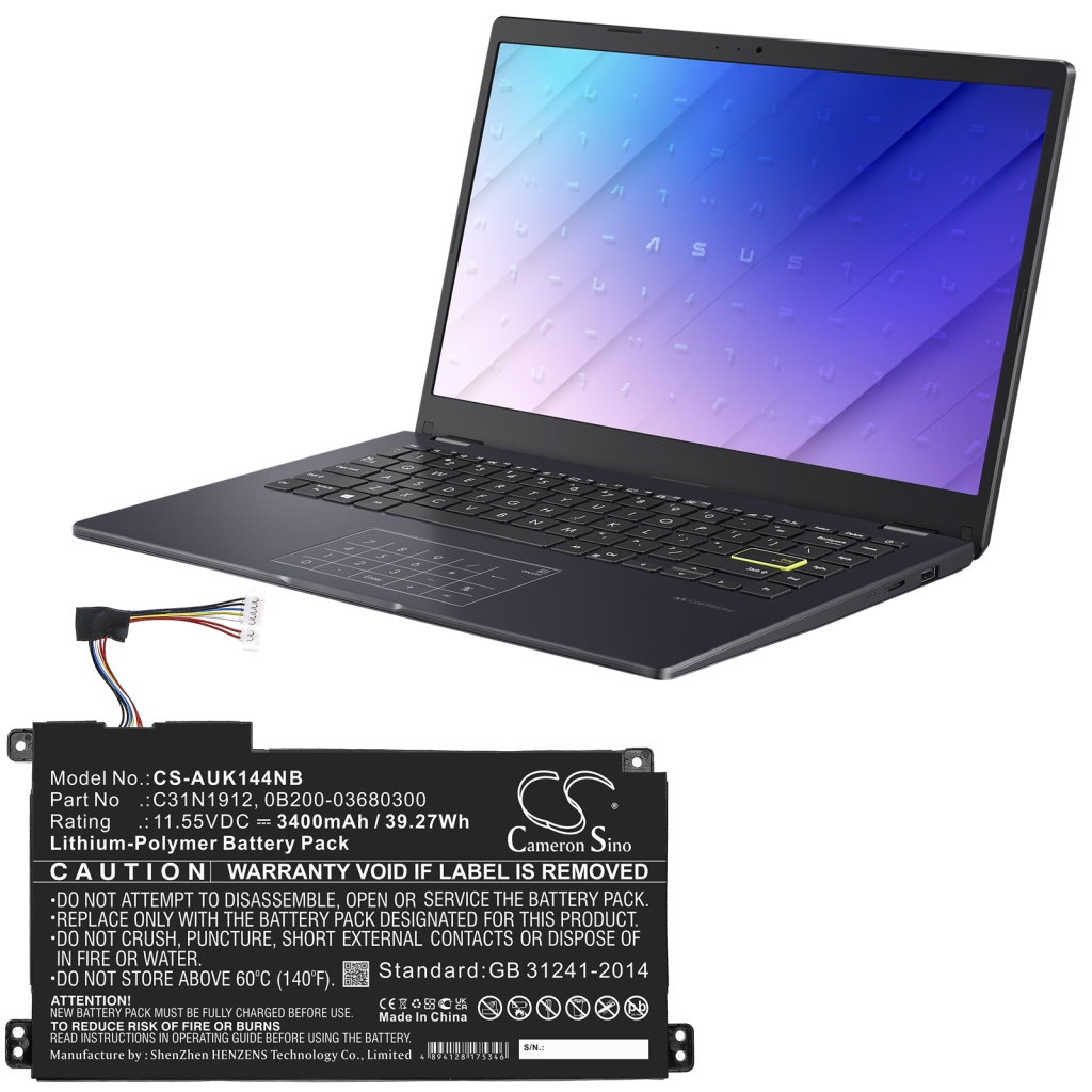 Notebook battery Asus VivoBook 14 E410MA