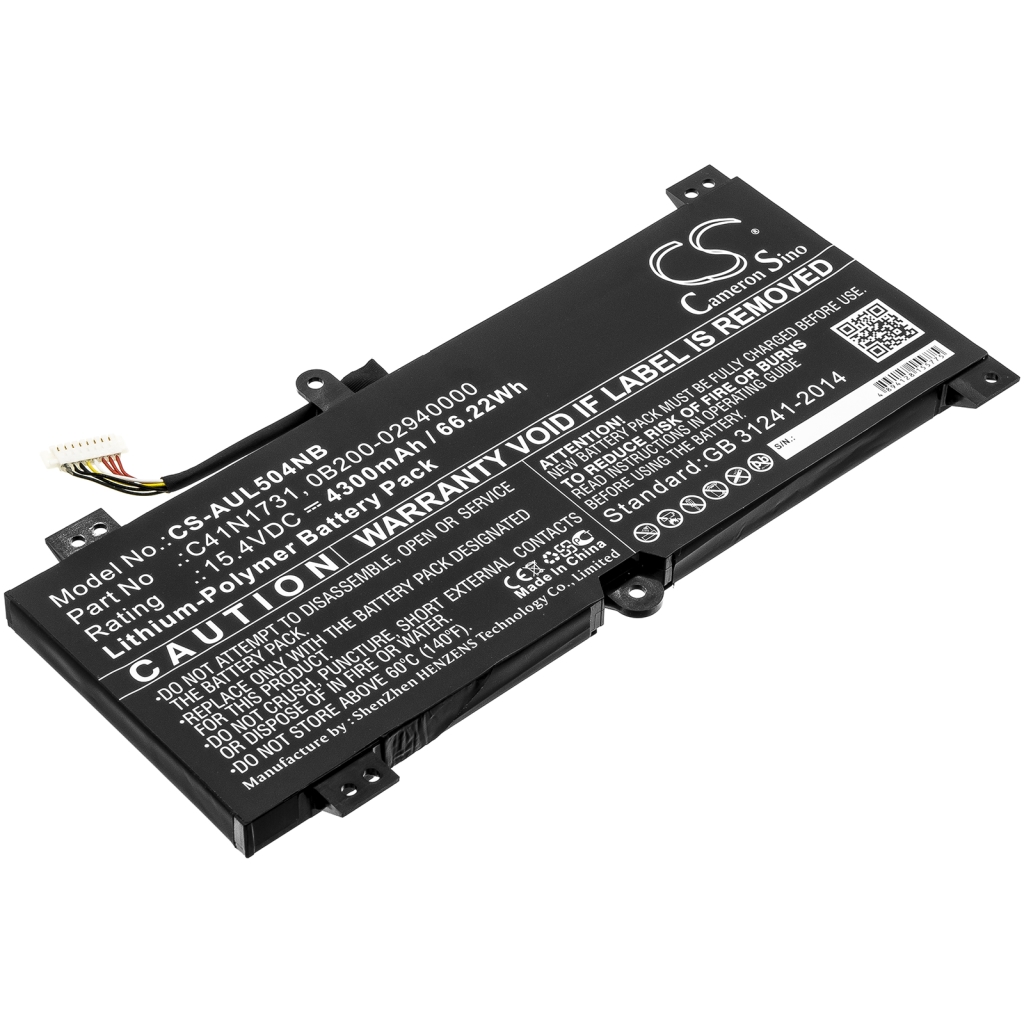 Sostituzione della batteria compatibile per Asus 0B200-02940000,C41N1731