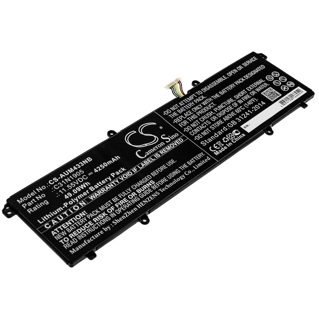 Sostituzione della batteria compatibile per Asus 0B200-03580200,C31N1905