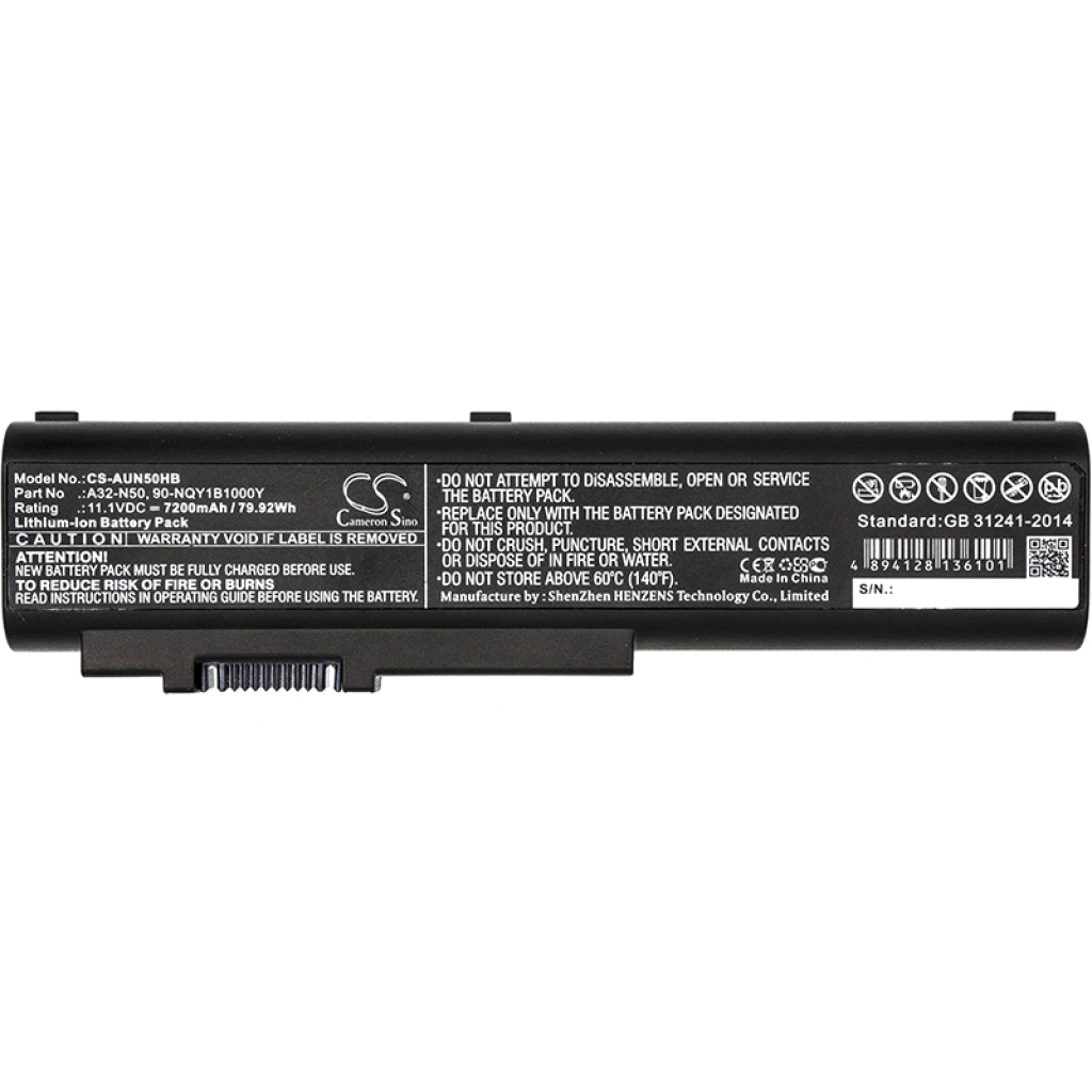 Notebook battery Asus N50F