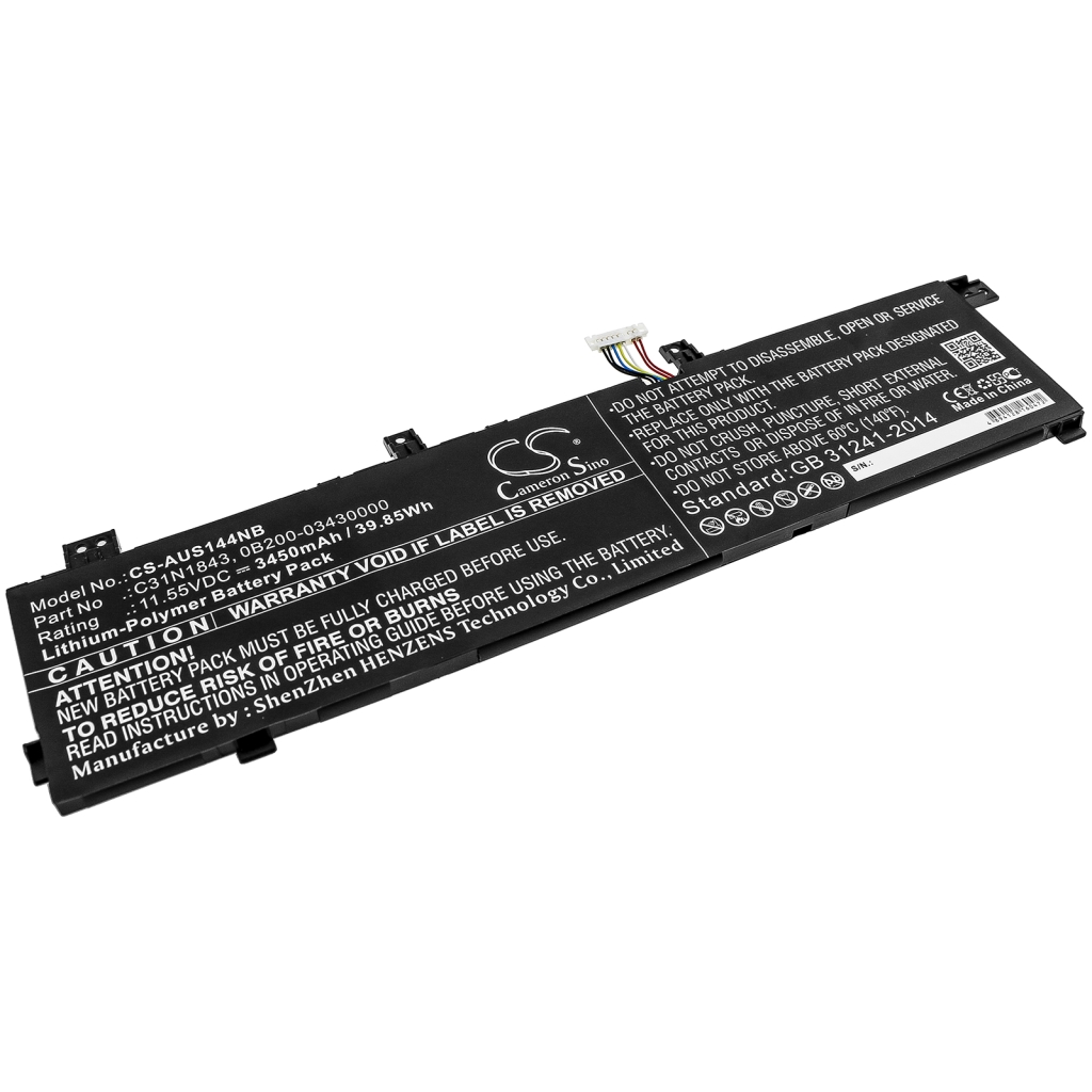 Sostituzione della batteria compatibile per Asus 0B200-03430000,C31N1843