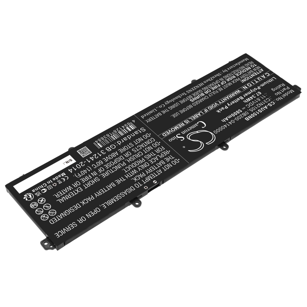 Sostituzione della batteria compatibile per Asus 0B200-04140000,C31N2105