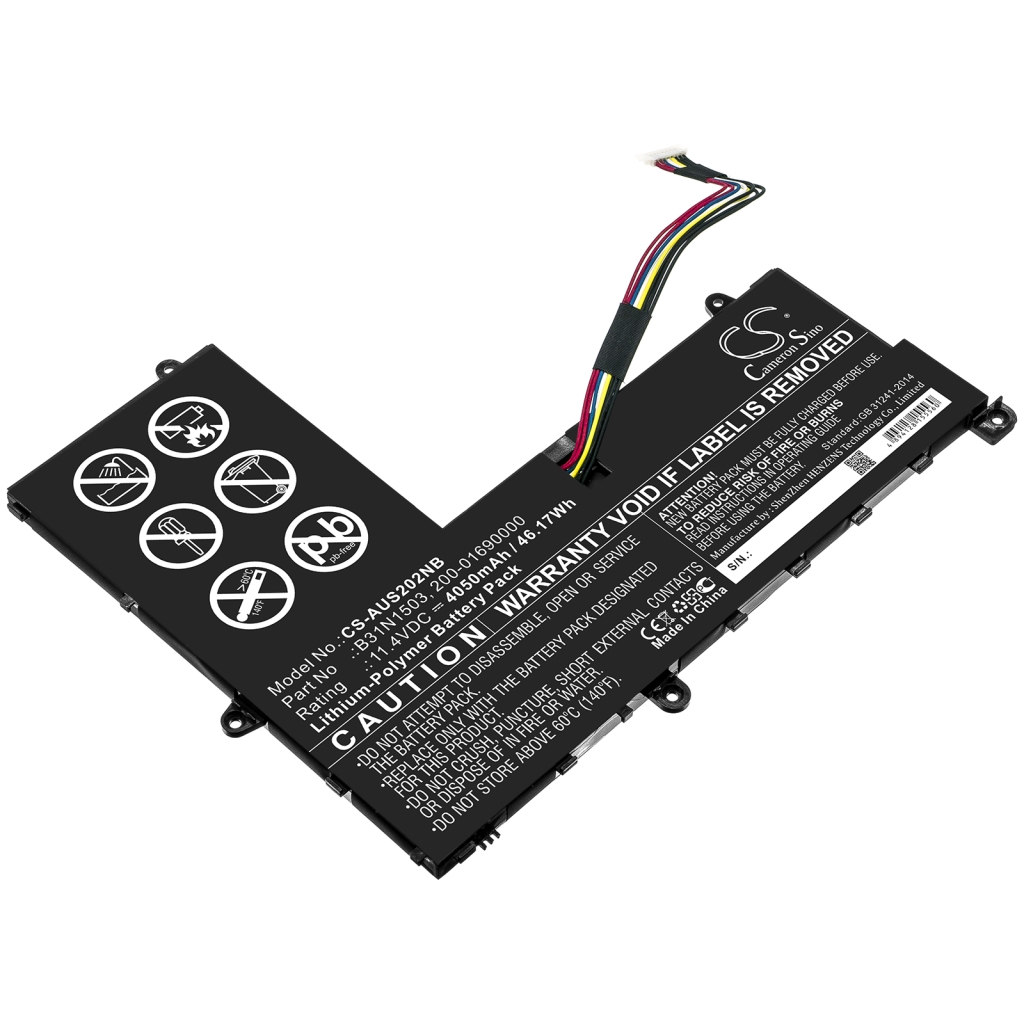 Sostituzione della batteria compatibile per Asus 0B200-01690000,B31N1503