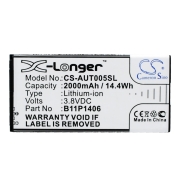 CS-AUT005SL<br />Batteries for   replaces battery B11P1406