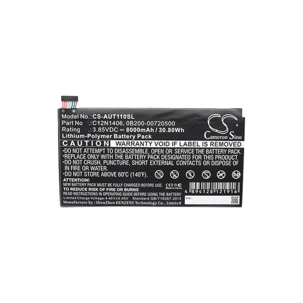 Sostituzione della batteria compatibile per Asus 0B200-00720500,C12N1406