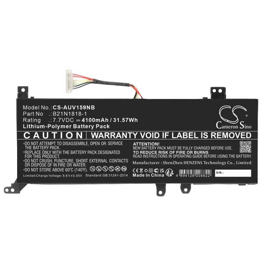 Sostituzione della batteria compatibile per Asus B21N1818-1