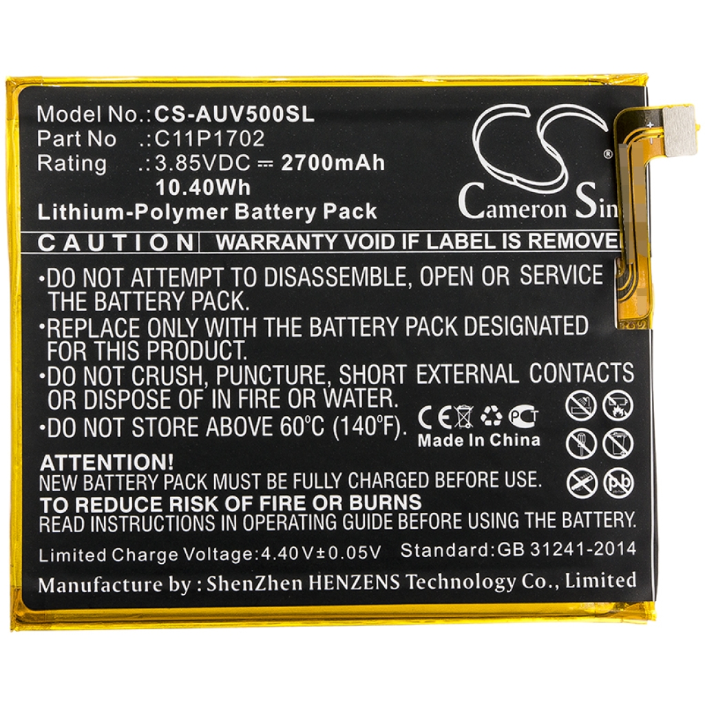 Batterie Sostituisce C11P1702