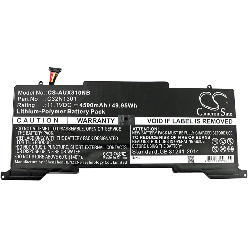 Sostituzione della batteria compatibile per Asus 0B200-00510000,C32N1301