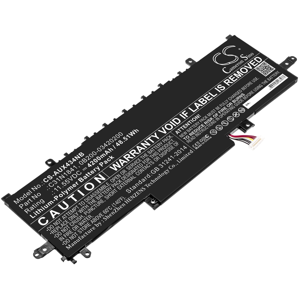 Sostituzione della batteria compatibile per Asus 0B200-03420200,C31N1841