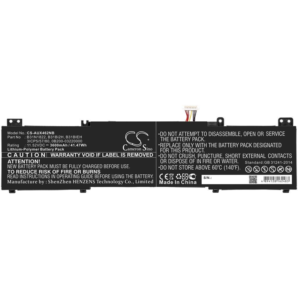 Battery Replaces 3ICP5/57/80