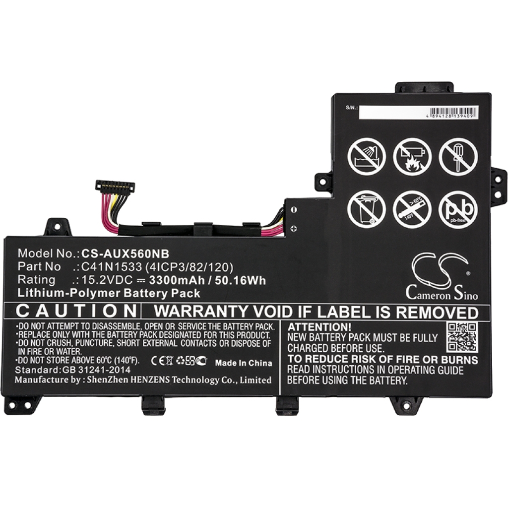 Batterie Sostituisce C41N1533 (4ICP3/82/120)