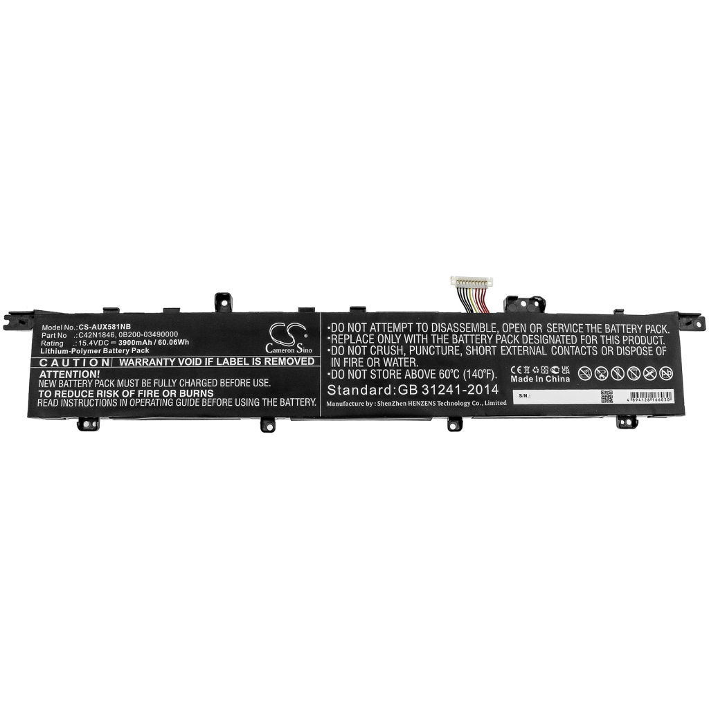 Sostituzione della batteria compatibile per Asus 0B200-03490000,C42N1846