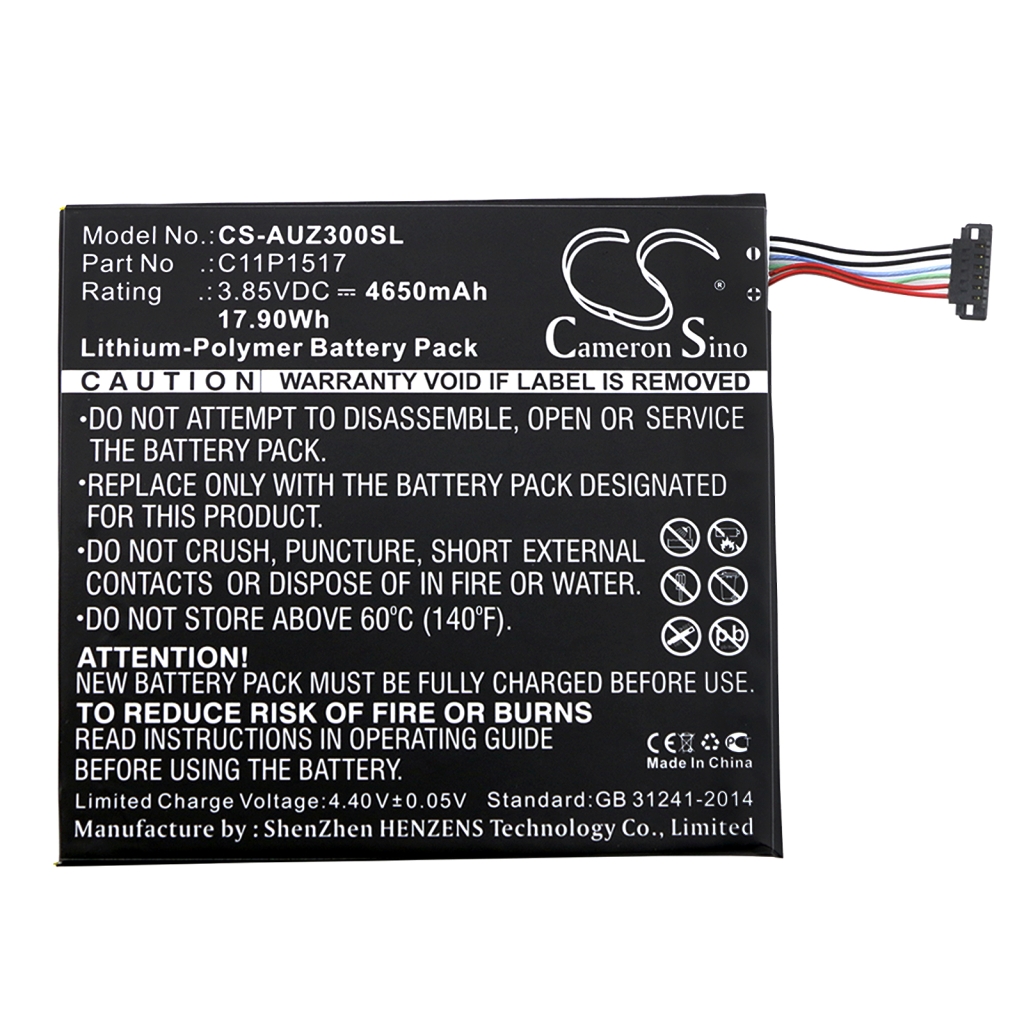 Sostituzione della batteria compatibile per Asus 0B200-01580200,C11P1517