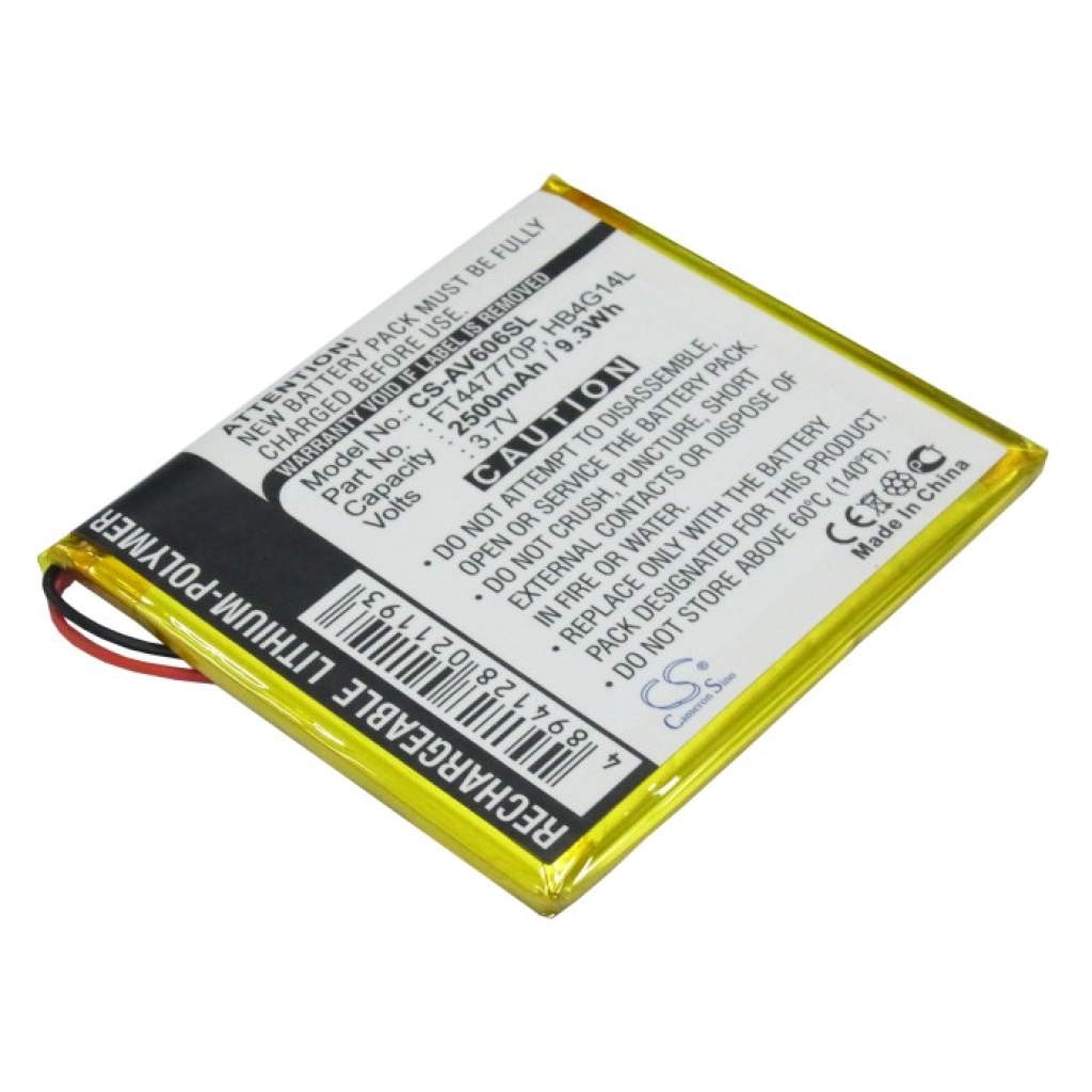 Batteria MP3, MP4, PMP Archos AV605 120GB