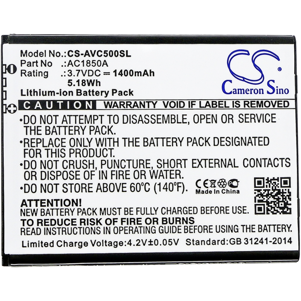 Batteria del telefono cellulare Archos CS-AVC500SL