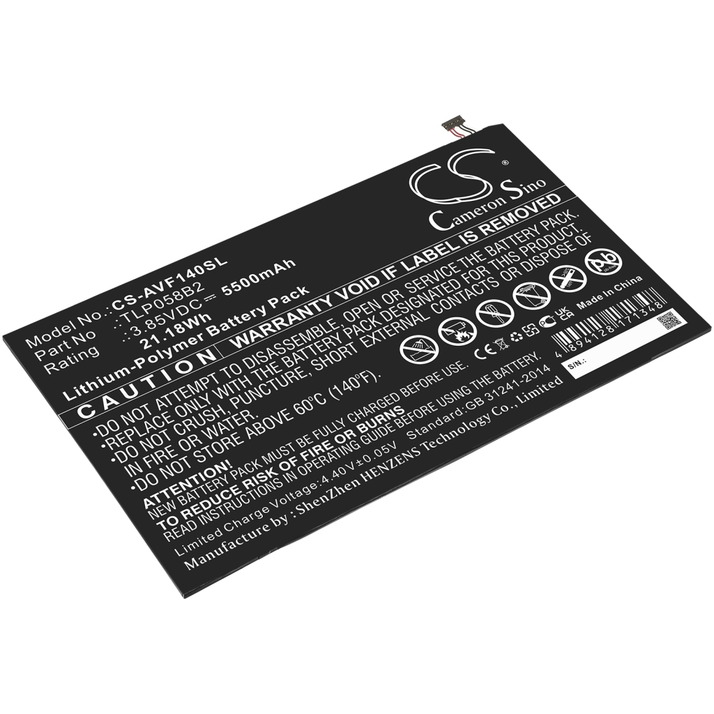 Battery Replaces TLP058B2