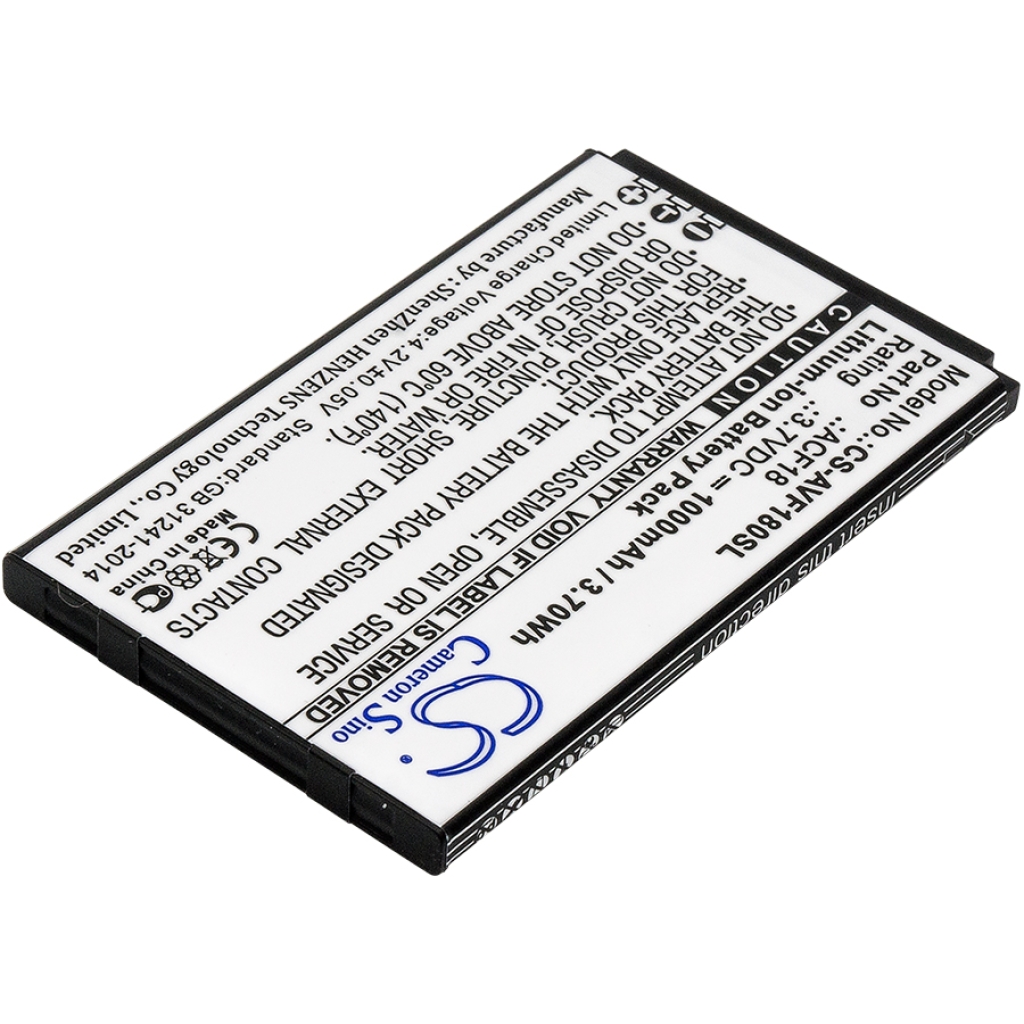 Batteria del telefono cellulare Archos CS-AVF180SL