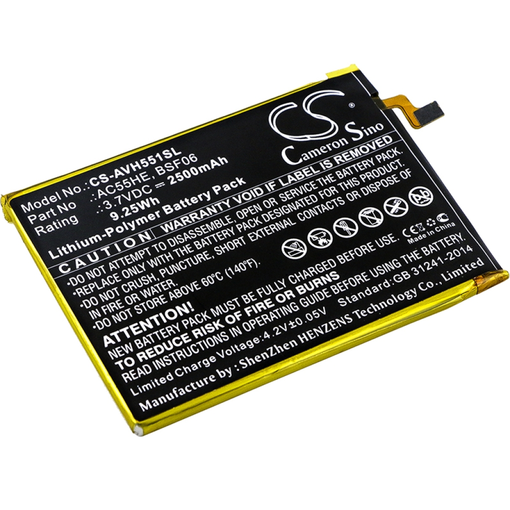 Batteria del telefono cellulare Archos CS-AVH551SL