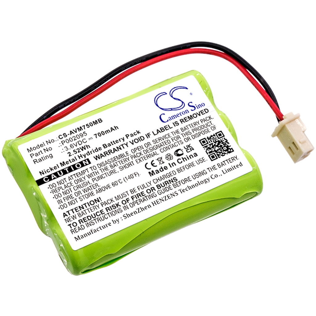 Batteria del telefono cellulare Alecto CS-AVM750MB