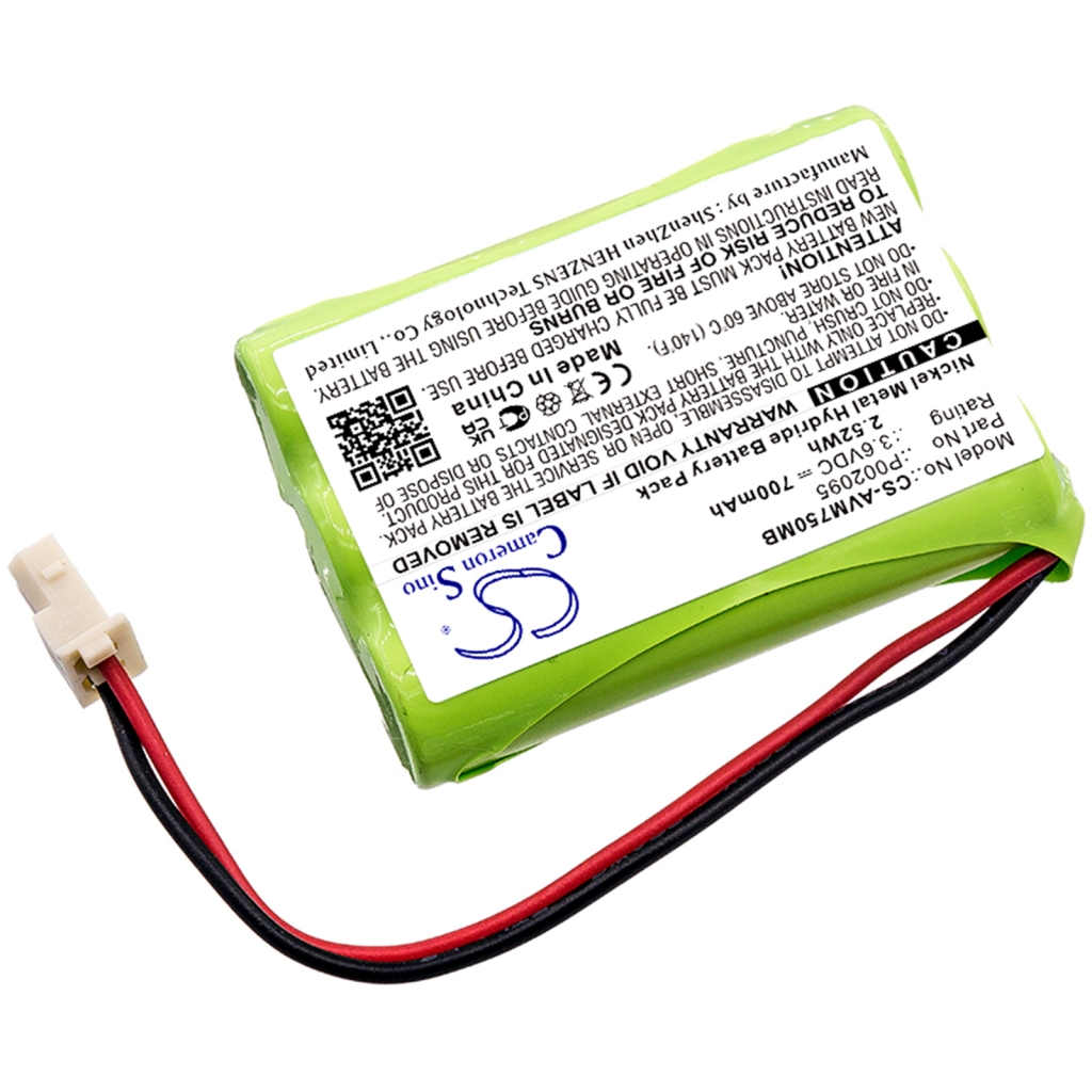 Batteria del telefono cellulare Alecto CS-AVM750MB