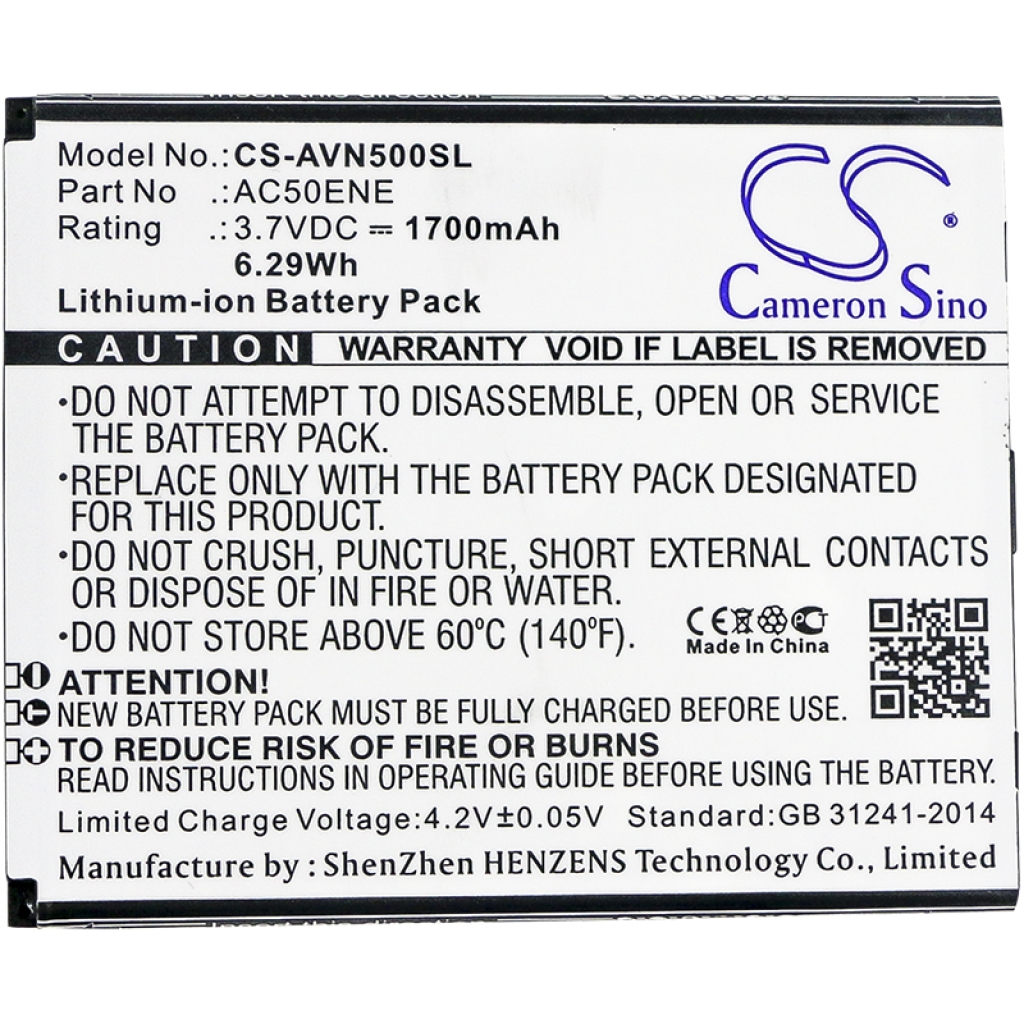 Batterie Sostituisce AC50ENE