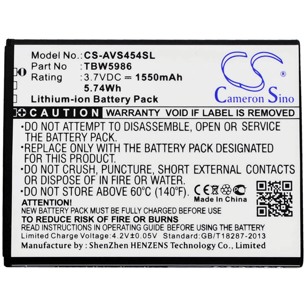 Batteria del telefono cellulare Archos CS-AVS454SL