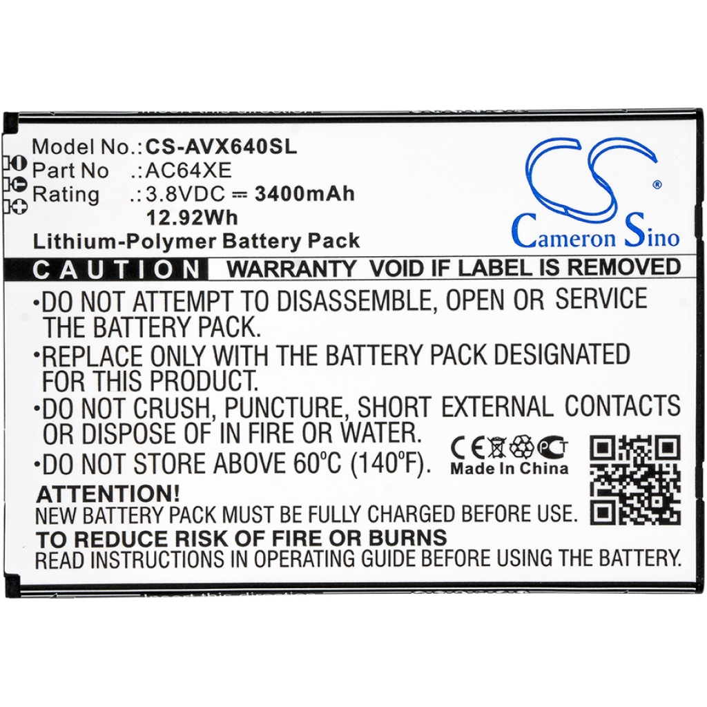 Batteria del telefono cellulare Archos CS-AVX640SL