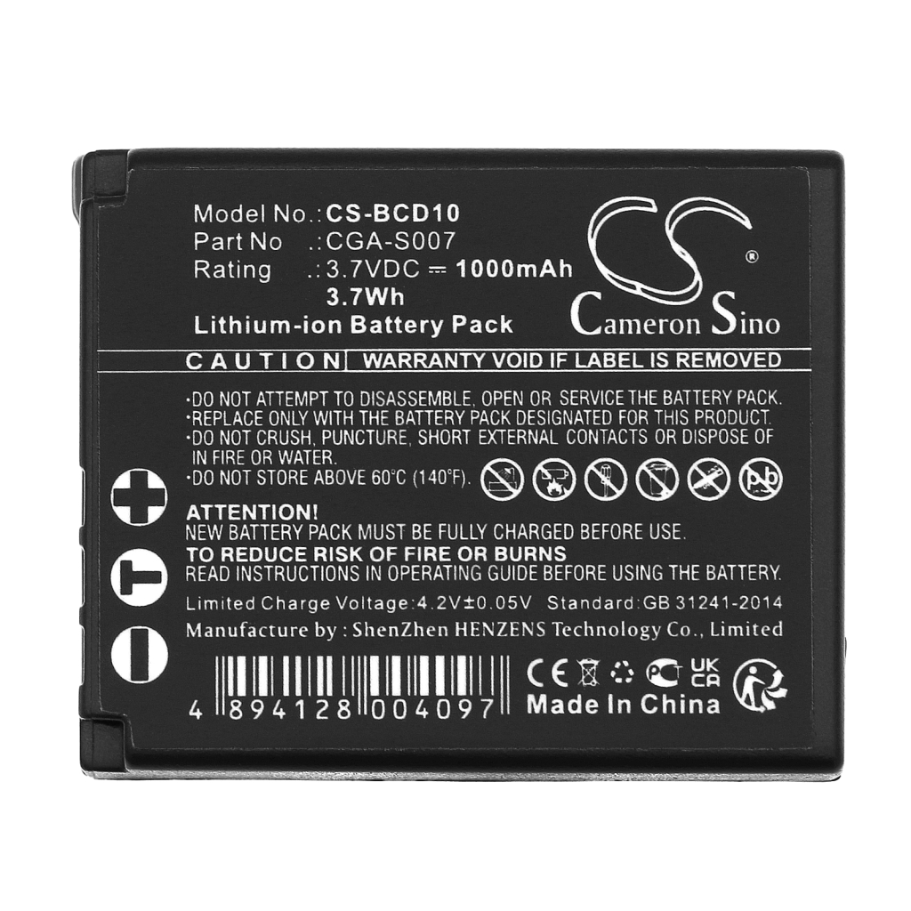 Camera Battery Panasonic CS-BCD10