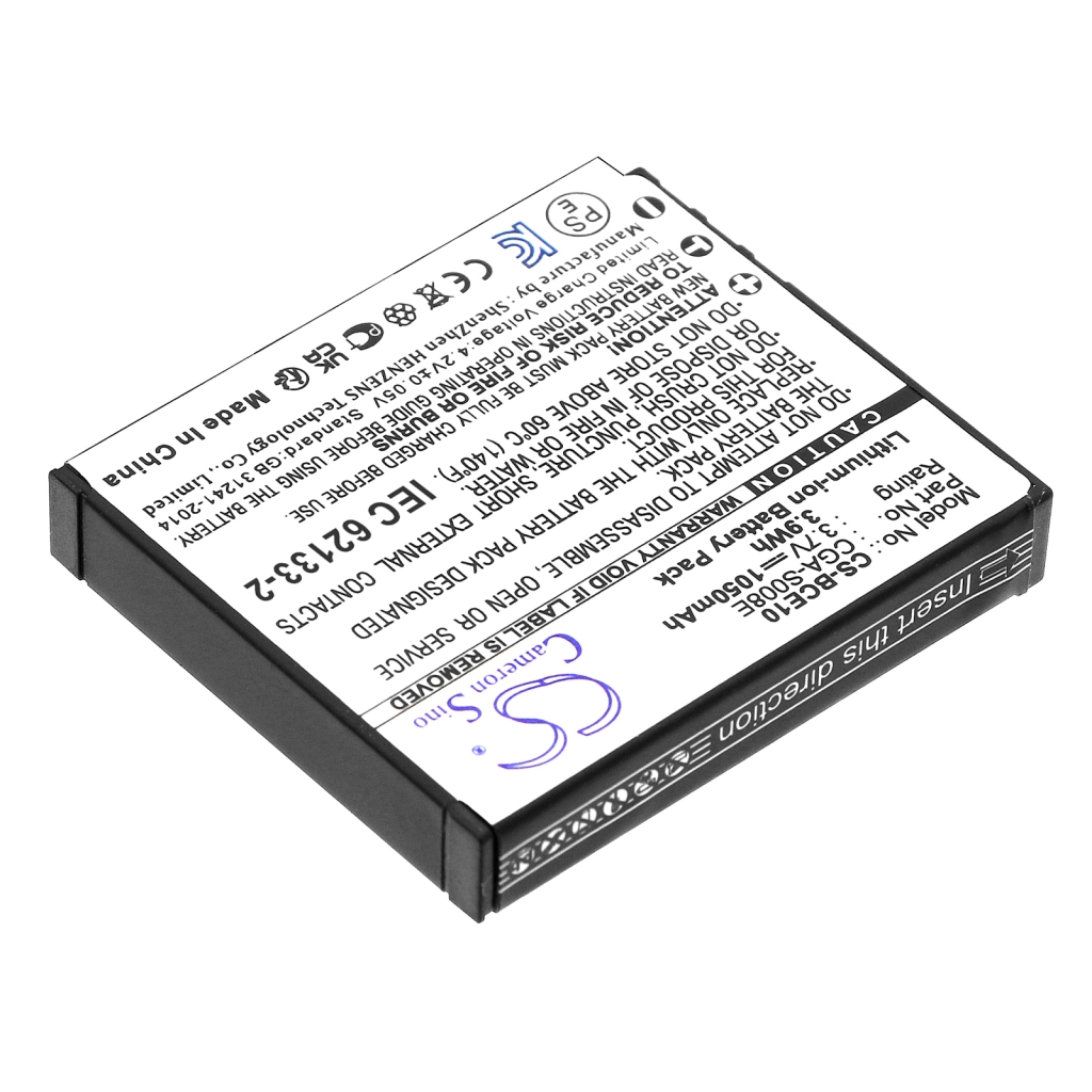 Batterie Sostituisce CGA-S008E