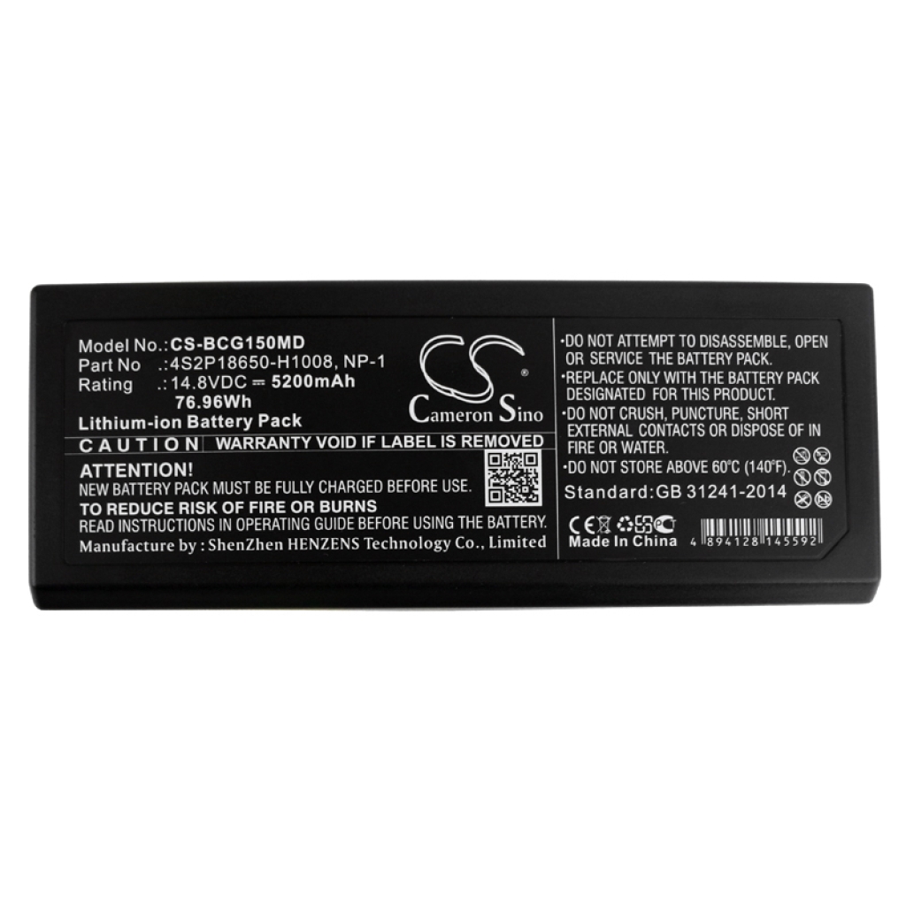 Batterie Sostituisce 4S2P18650-H1008