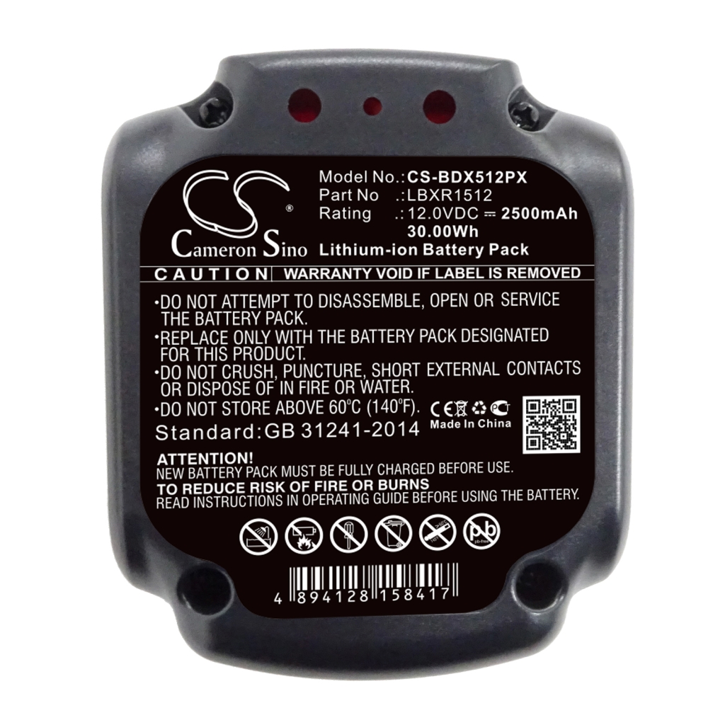 Batterie Batteria industriale CS-BDX512PX