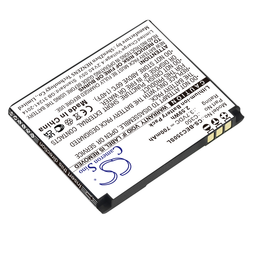 Batteria del telefono cellulare Bea-fon C350 (CS-BEC350SL)