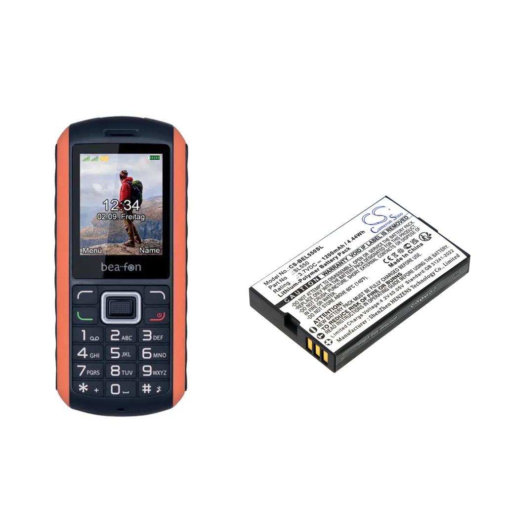 Batteria del telefono cellulare Bea-fon CS-BEL550SL