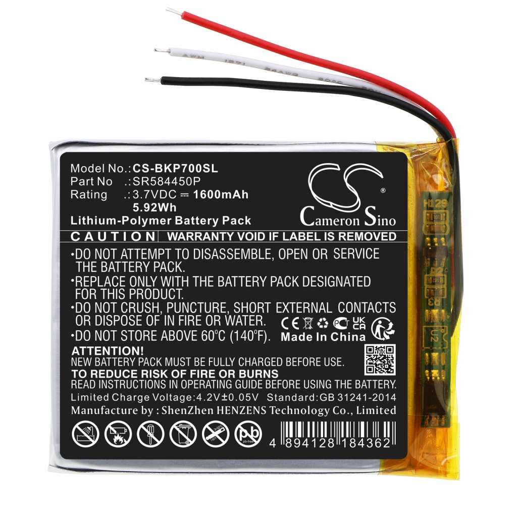 Sostituzione della batteria compatibile per Becker SR584450P