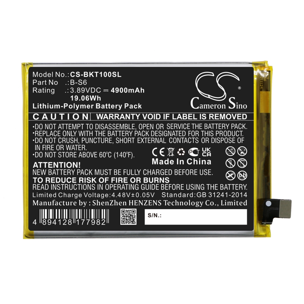 Batterie Sostituisce B-S6