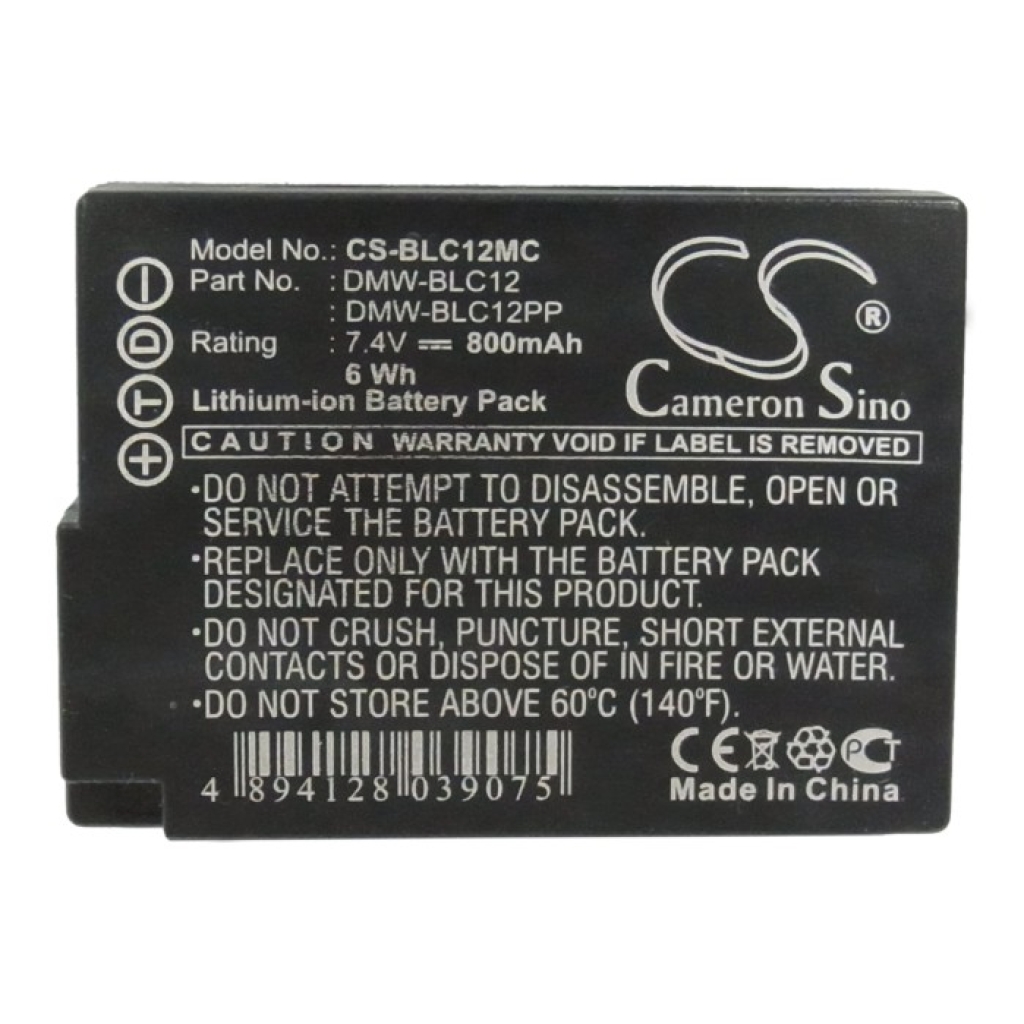 Batterie Sostituisce DMW-BLC12GK