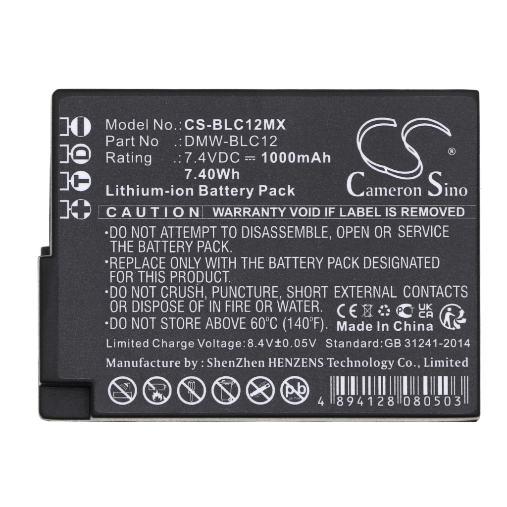 Batterie Sostituisce DMW-BLC12GK