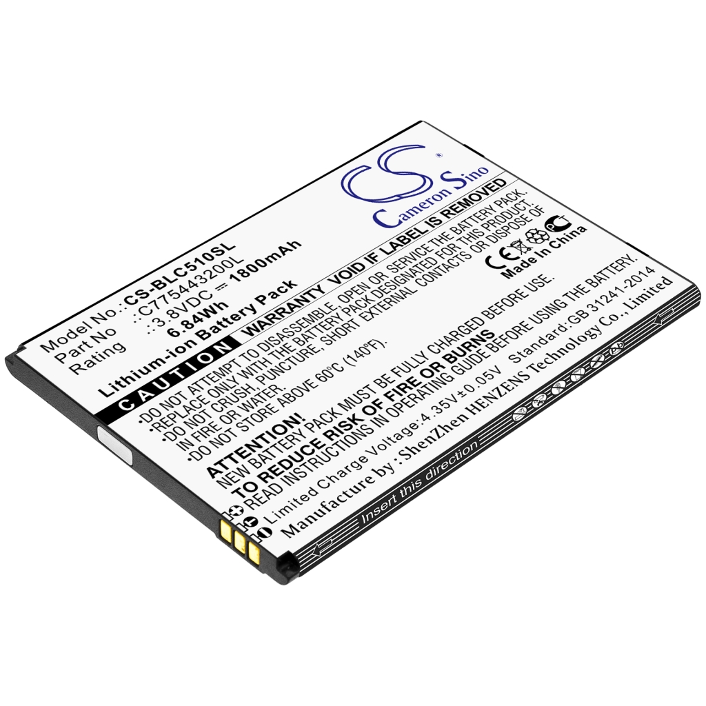 Batteria del telefono cellulare BLU C110U (CS-BLC510SL)