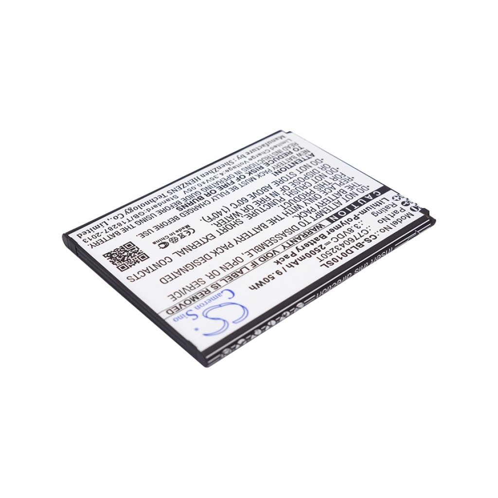 Batteria del telefono cellulare BLU Dash X LTE D0010U (CS-BLD010SL)