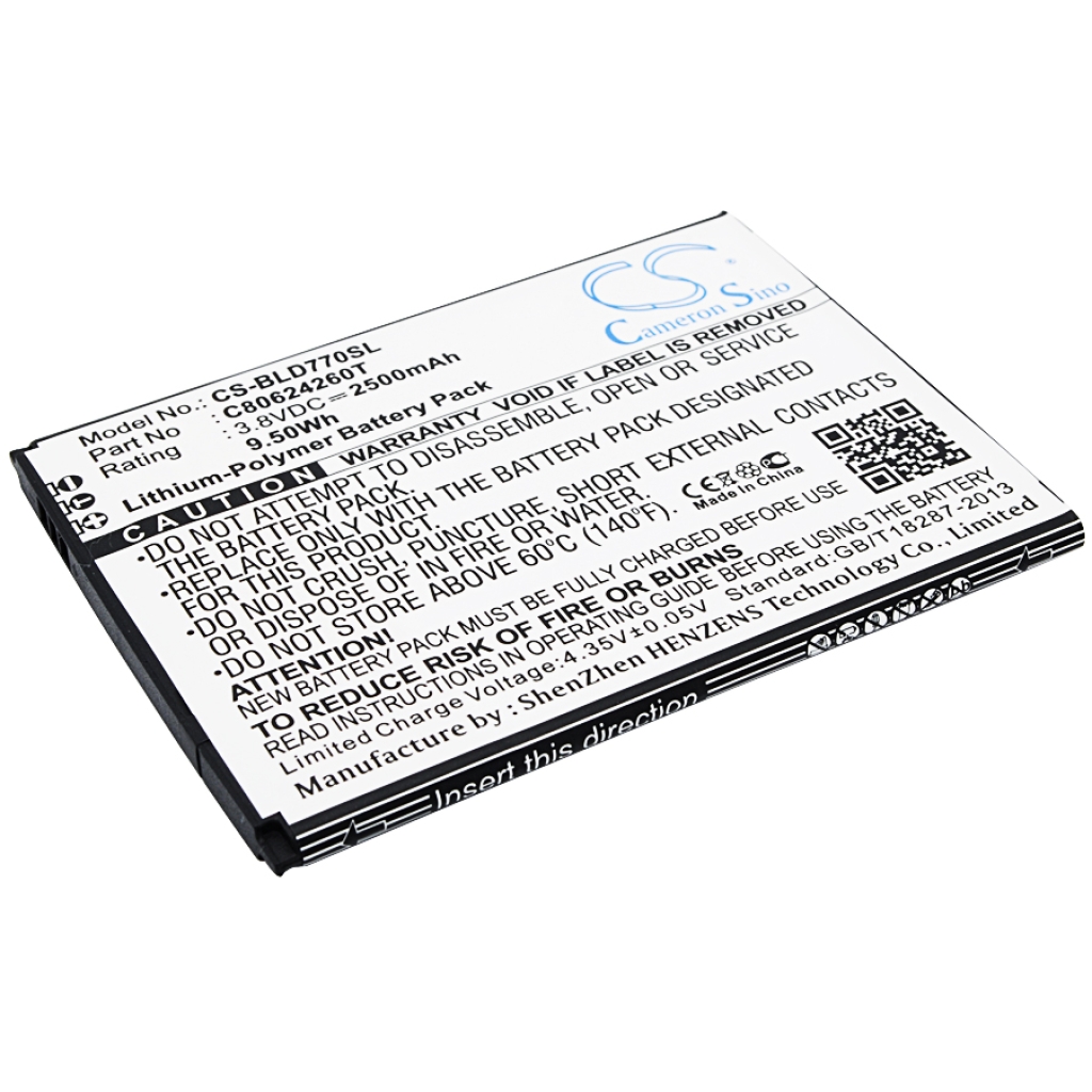 Battery Replaces C80624260T