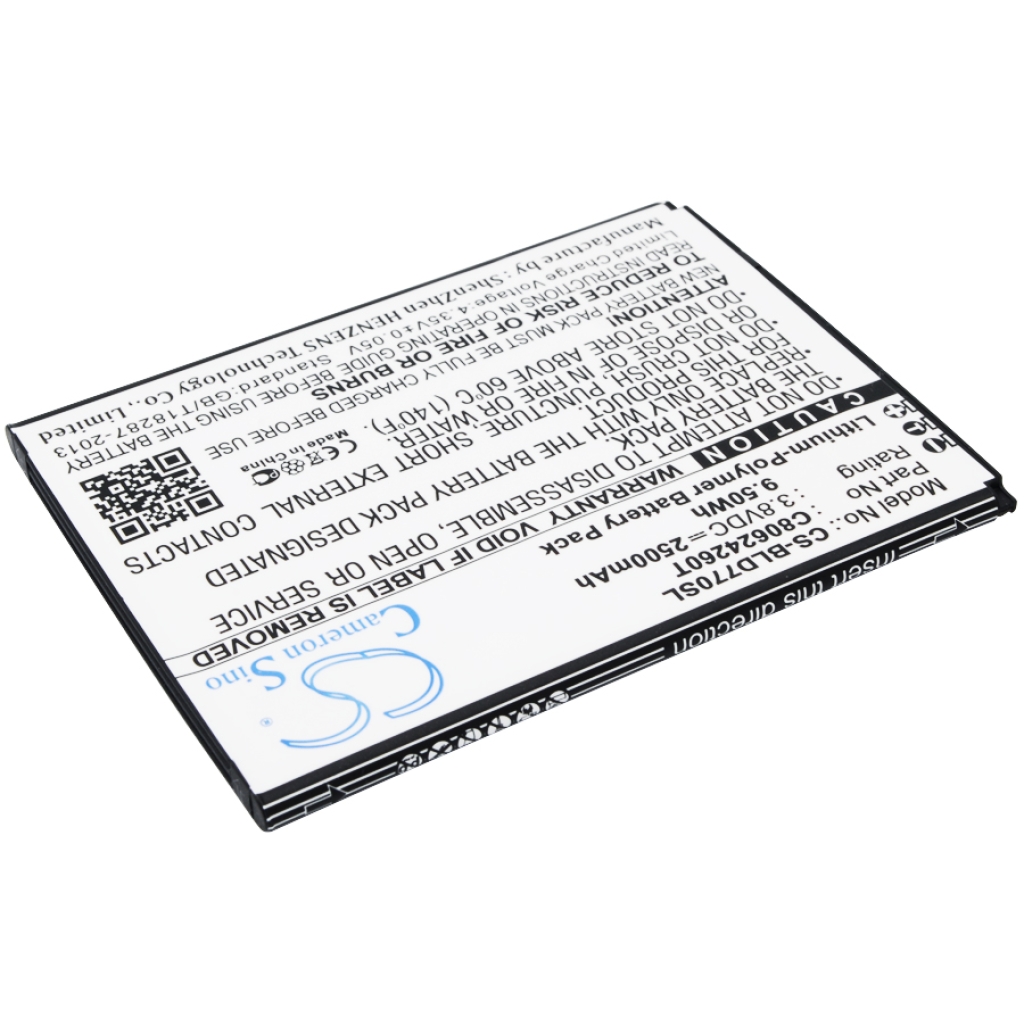 Batterie Sostituisce C80624260T