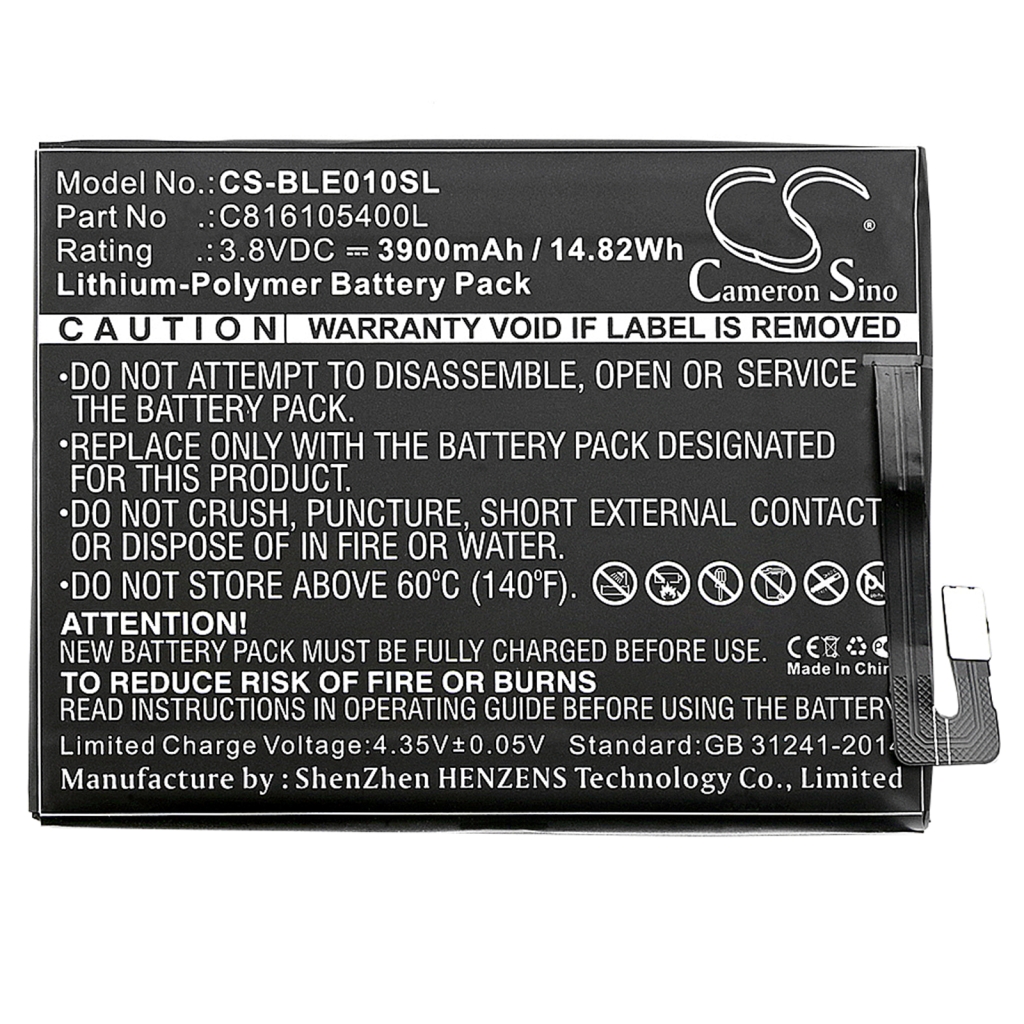 Batteria del telefono cellulare BLU E010Q