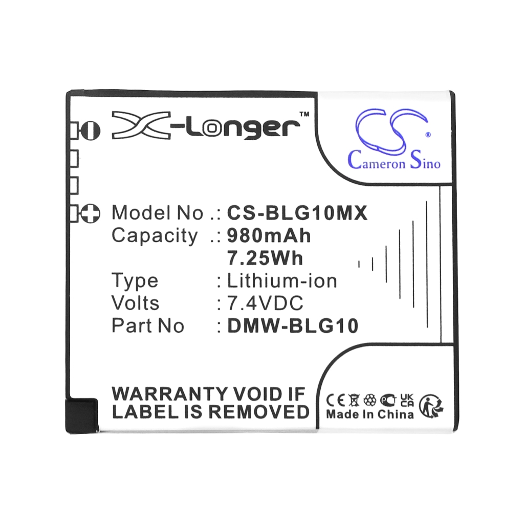 Batterie Sostituisce DMW-BLG10E