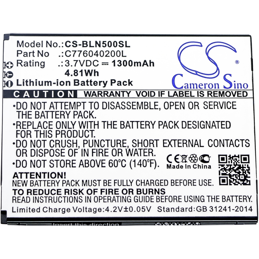 Batteria del telefono cellulare BLU N010L (CS-BLN500SL)