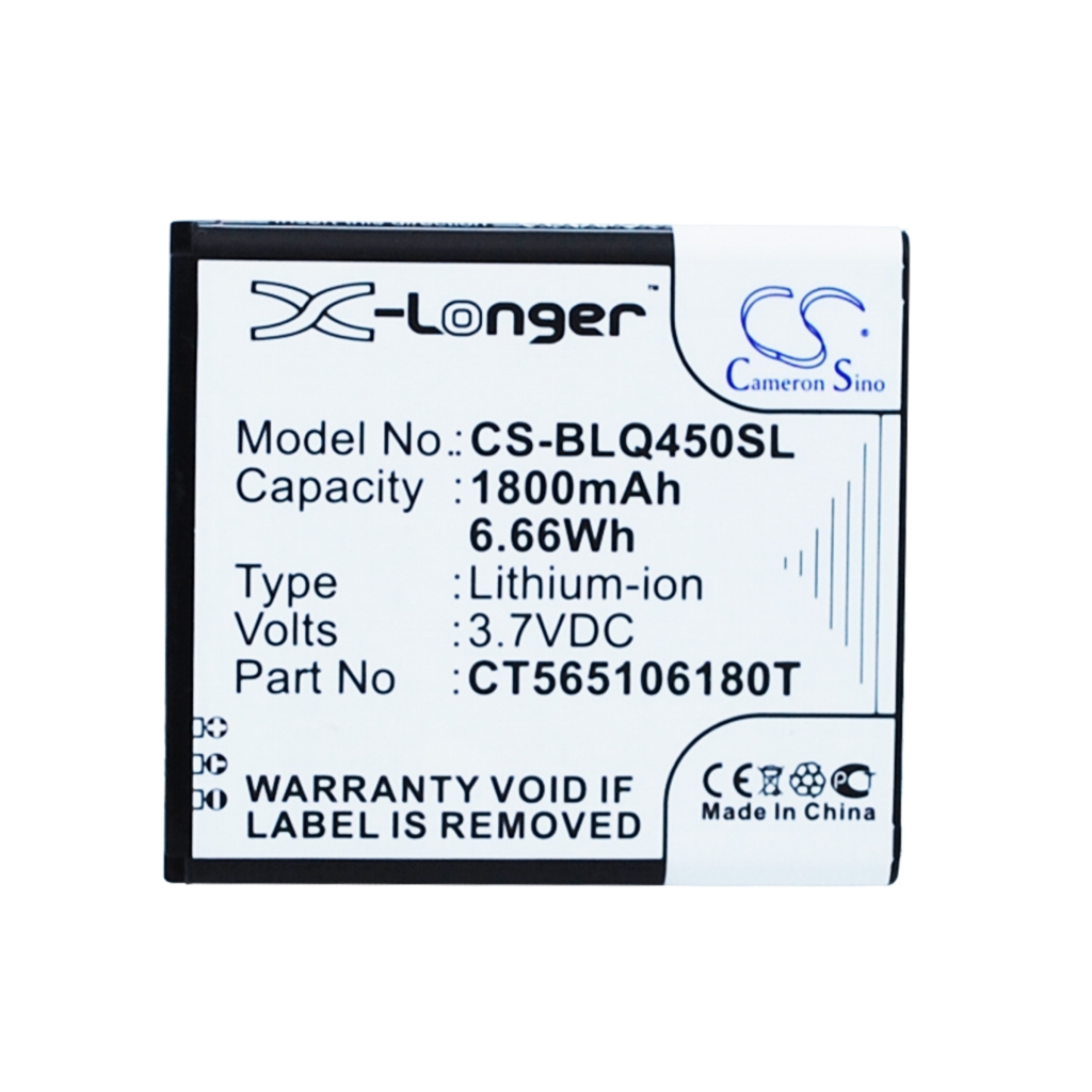 Batteria del telefono cellulare BLU Quattro 4.5 (CS-BLQ450SL)