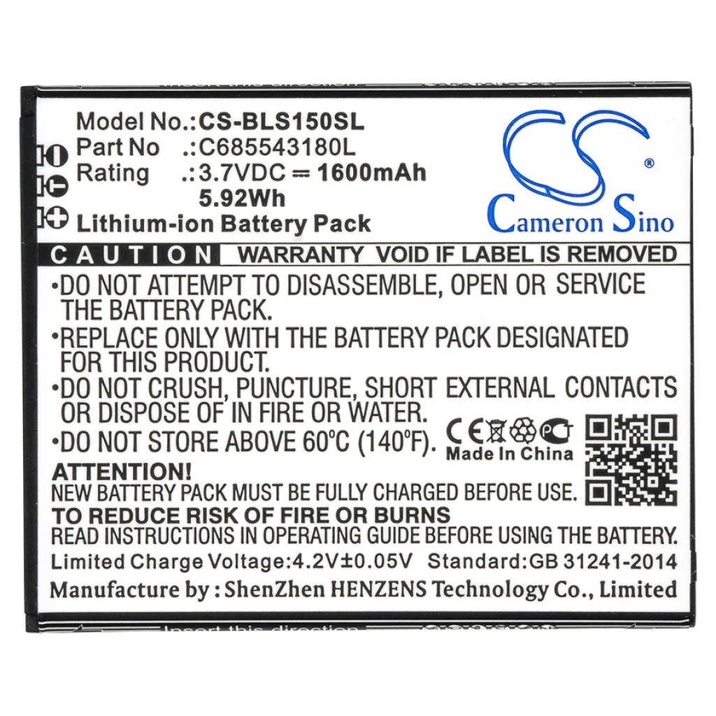 Batterie Sostituisce C685543180L