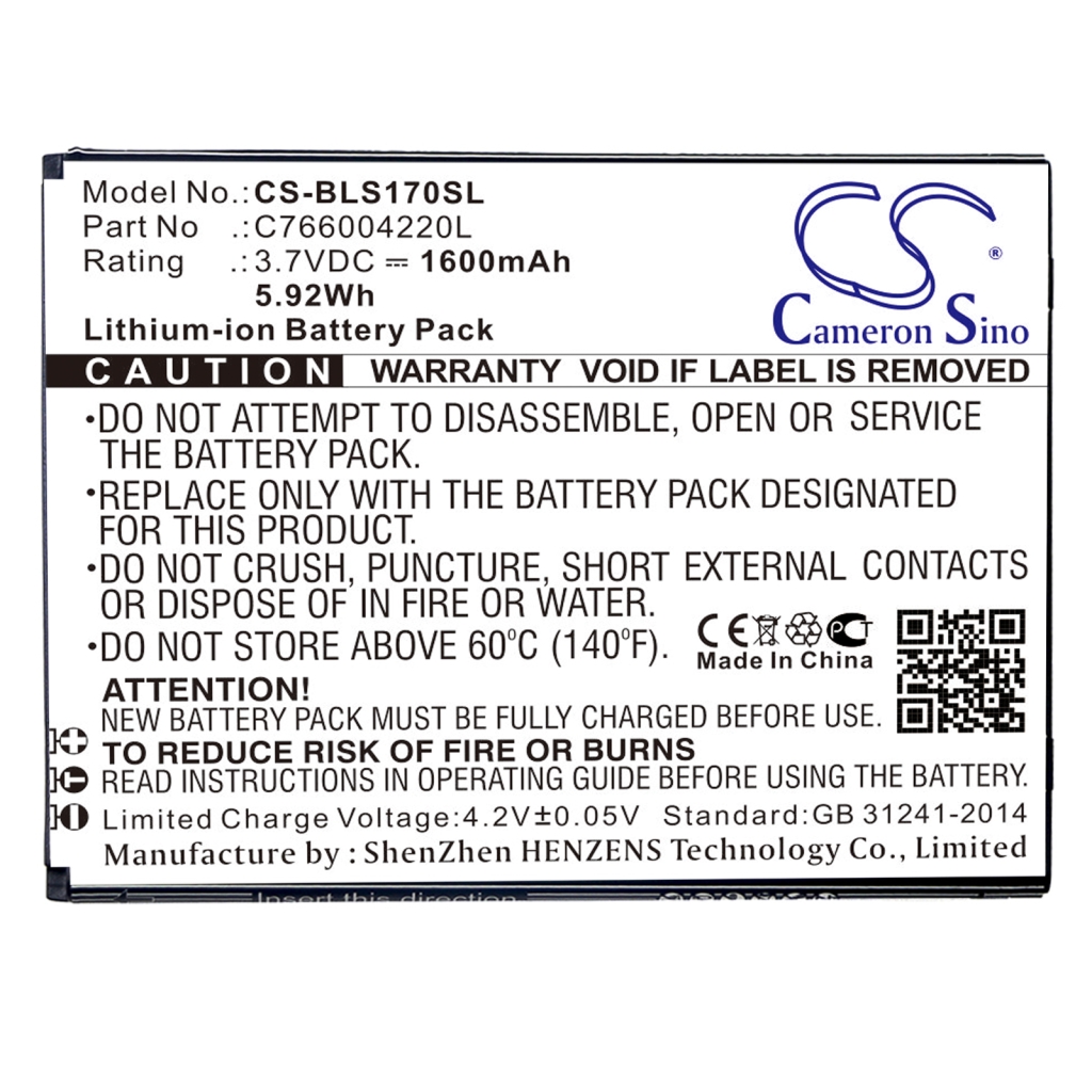 Battery Replaces C766004220L