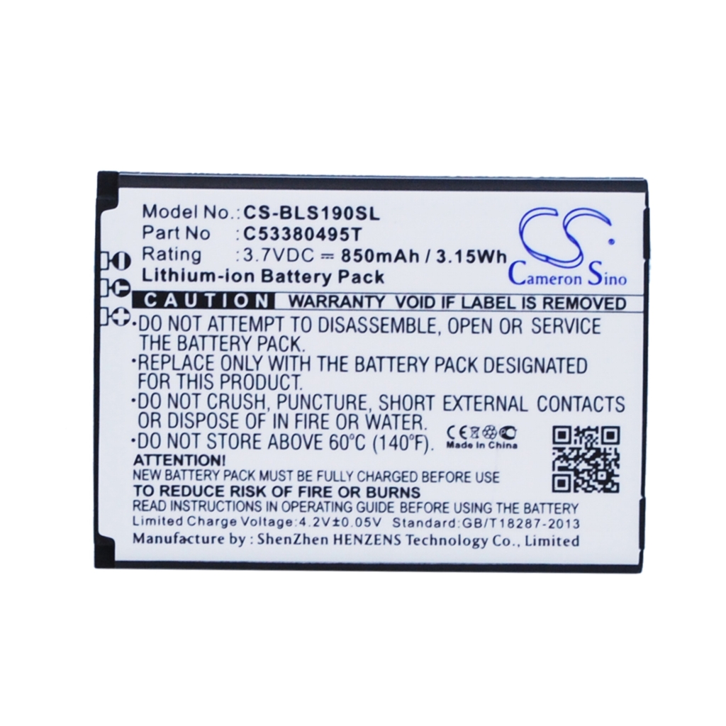 Batteria del telefono cellulare BLU S180 (CS-BLS190SL)