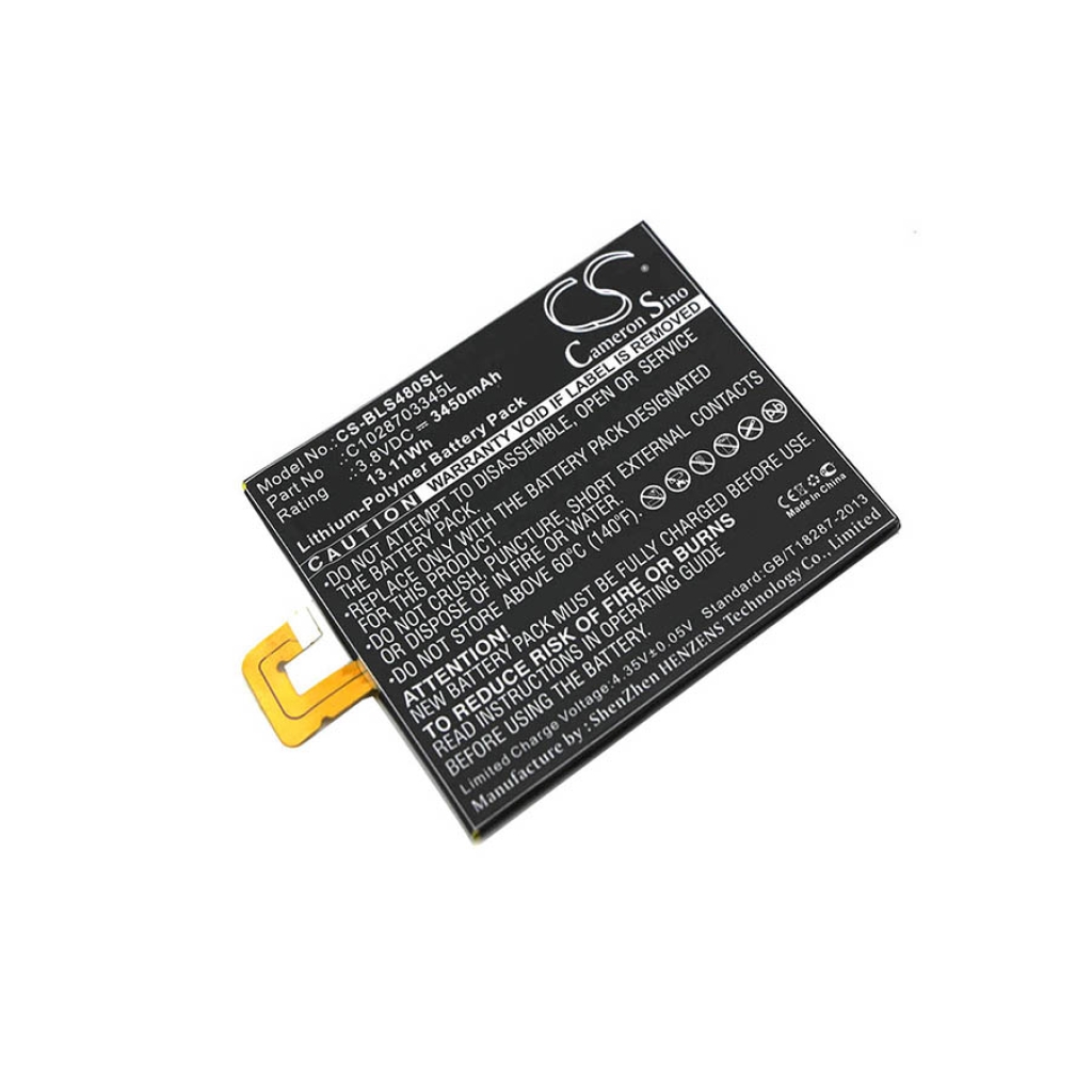 Batteria del telefono cellulare BLU Studio 7.0 II (CS-BLS480SL)