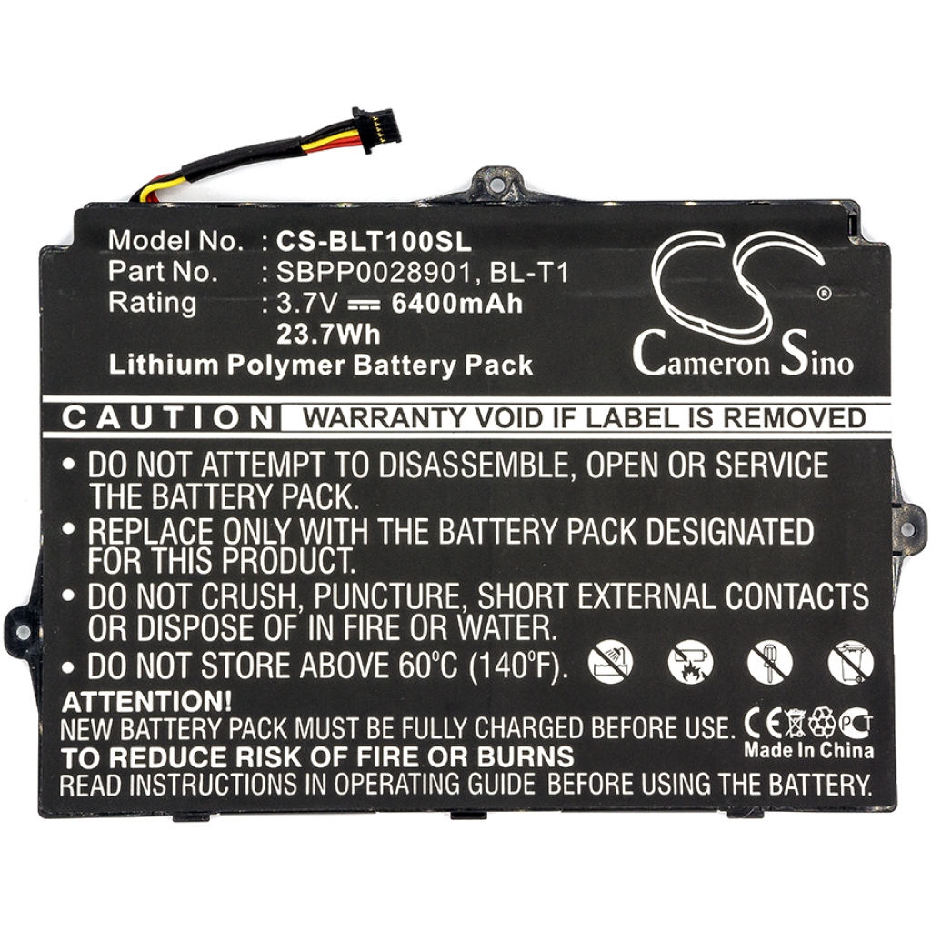 Tablet Battery LG CS-BLT100SL